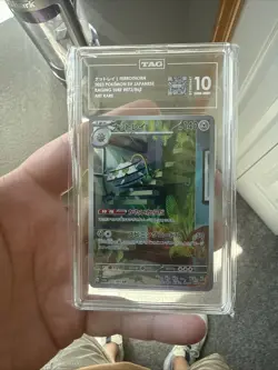 Pokemon Ferrothorn 072/062 Art Rare Holo Sv3a: Raging Surf TAG 10 Japanese 2023 - Image 1