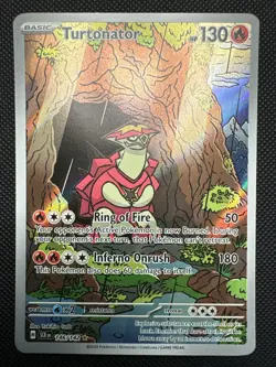 Turtonator 146/142 Illustration Rare Pokemon Stellar Crown - Image 1