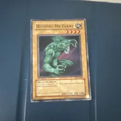 Konami Yu-Gi-Oh! Hitotsu-Me Giant 1st Ed LOB-002 Beast-Warrior ATK 1200 DEF 1000 - Image 4