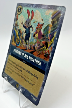 Disney Lorcana Putting It All Together Movie Promo Zootopia Foil Judy Hopps - Image 2