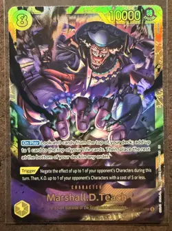 Marshall D. Teach (Secret Rare) OP16-119 One Piece Card Game ENGLISH - Image 1