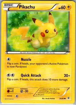 Pikachu 26/83 Non Holo Generations - Pokemon Card - NM - Image 1