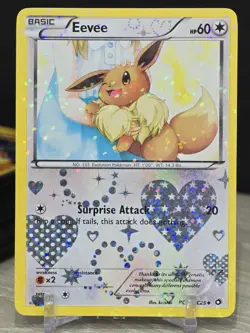 Pokemon Card Eevee RC14/RC25 Legendary Treasures: Radiant Collection 2013 Holo - Image 5