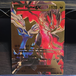 Pokemon TCG Yveltal-EX XY150 178 HP Full Art Holo EX Pokemon Card - English - Image 1