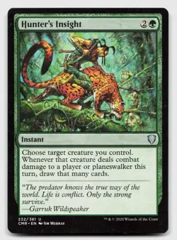 Hunter's Insight 232 Uncommon Commander Legends Magic: The Gathering Near Mint - Image 1