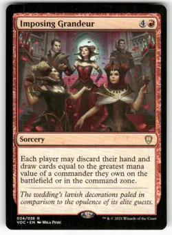 Imposing Grandeur 24 Commander: Innistrad: Crimson Vow Magic: The Gathering NM - Image 1