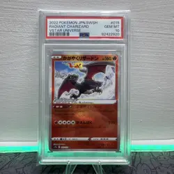 Radiant Charizard 015/172 PSA 10 Vstar Universe Japanese Pokemon TCG Card Game - Image 1