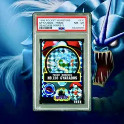 1998 POCKET MONSTERS GYARADOS - PRISM SEALDASS SERIES 3 PSA 8 - Image 1
