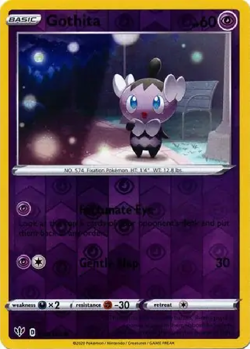 Gothita 073/189 Reverse Holo Darkness Ablaze Pokemon English NM - Image 1