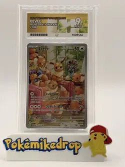 Eevee Illustration Rare #188 ACE 9 Mint 2024 Pokemon English - Image 1