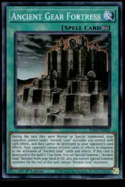 Ancient Gear Fortress (PCR) Quarter Century Bonanza RA03-EN062 MP YuGiOh TCG | B - Image 1