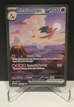 Pokemon Charizard ex 199/165 Special Illustration Rare Scarlet & Violet 151 NM - Image 1