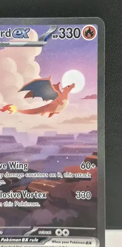 Pokemon Charizard ex 199/165 Special Illustration Rare Scarlet & Violet 151 NM - Image 4