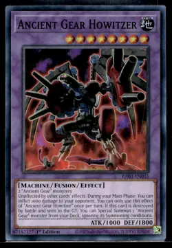 Ancient Gear Howitzer Quarter Century Bonanza RA03-EN035 MP YuGiOh TCG | Buy 10 - Image 1