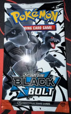 Pokemon TCG Scarlet & Violet Black Bolt Booster Pack Factory Sealed New - Image 2