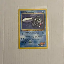 Pokemon Gym Challenge 1st Edition Misty's Poliwag #89/132. Pk002095 - Image 1