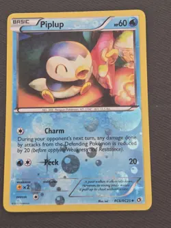 Piplup RC6/RC25 Legendary Treasures: Radiant Collection Holo Pokemon LP - Image 1