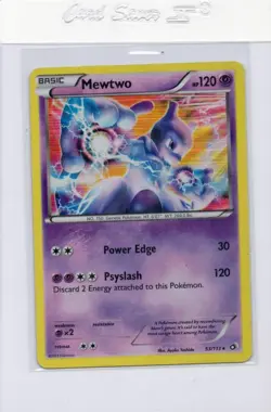 Pokemon - Mewtwo #53/113 - Legendary Treasures - Holo Rare - Heavily played - Image 1