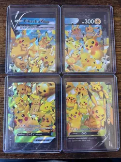Pokemon Celebrations - Pikachu V-Union Set Of 4 - NM - Image 1