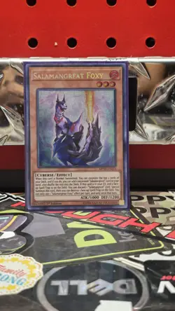Yugioh Salamangreat Foxy MP19-EN154 Secret Rare NM 1st Ed - Image 1