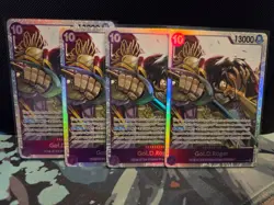 One Piece TCG OP13-064 Gol.D. Roger SR X4 Playset Card Game CCG English - Image 1