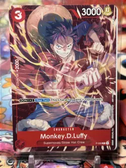 LUFFY - One Piece P-006 - SEALED PROMO - Kingdoms of Intrigue Retail Promo - Image 1