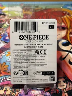 LUFFY - One Piece P-006 - SEALED PROMO - Kingdoms of Intrigue Retail Promo - Image 3