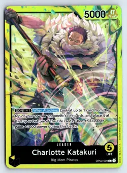 Charlotte Katakuri OP03-099 One Piece Starter Deck 20 NM - Image 1