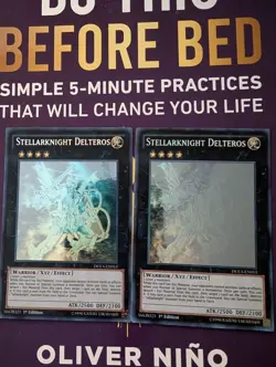 Yugioh Stellarknight Delteros DUEA-EN053 Ghost Rare 1st Ed NM-VLP - Image 1
