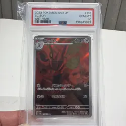 Scizor Art Rare Sv3 Japanese #116 PSA 10 Pokemon Card - Image 1