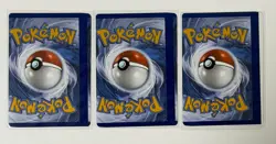 Pokemon TCG- 3 card Connecting Miscut Error With Colour bar - Image 2