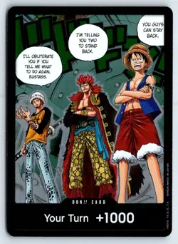 DON!! Card (Trafalgar Law, Eustass Kid and Monkey.D.Luffy) - Image 1
