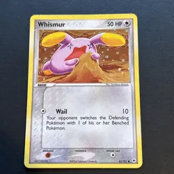 82/101 Whismur Reverse Holo Pokemon Card - EX Hidden Legends NM fast shipping - Image 2