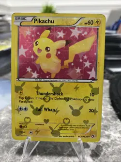 Pikachu Holo RC7/RC25 Legendary Treasures Radiant Basic 60 HP English 2013 damg - Image 1