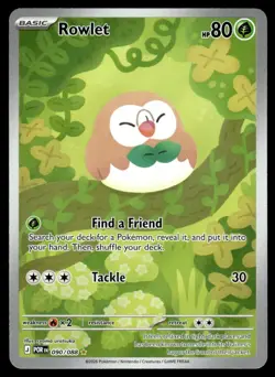 2026 ME03: Perfect Order Rowlet - 090/088 Illustration Rare #090/088 - Image 1
