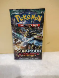 2017 Pokemon Sun & Moon Guardians Rising 1-Unopened Pack - Image 1