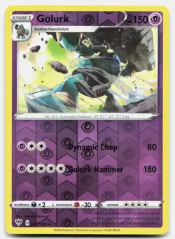 Golurk Reverse Holo 077/189 Rare Darkness Ablaze Pokemon Near Mint - Image 1