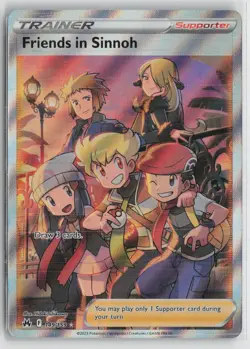 Friends in Sinnoh 149/159 Ultra Rare Crown Zenith Pokemon NM - Image 1
