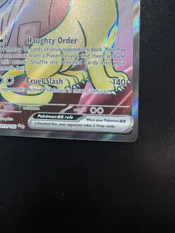 Team Rocket's Persian ex 219/182 Ultra Rare Destined Rivals Pokemon Holo NM - Image 5