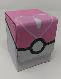 Pokemon Trading Card Game Magnetic Flip Love Ball Deck Box - Image 1