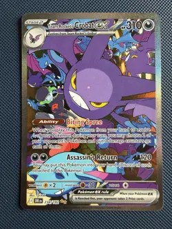 Pokemon Team Rocket’s Crobat EX Special Illustration Rare 234/182 NM Destined - Image 1