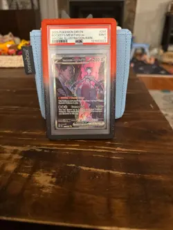 2025 POKEMON DESTINED RIVALS ILLUSTRATION RARE TEAM ROCKET'S MEWTWO EX PSA 9 - Image 1