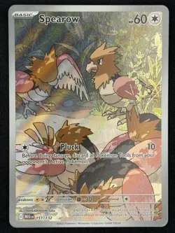Spearow Pokemon Mega Evolution 151/132 Illustration Rare Holofoil Near Mint - Image 1