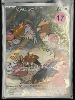 Spearow Pokemon Mega Evolution 151/132 Illustration Rare Holofoil Near Mint - Image 3