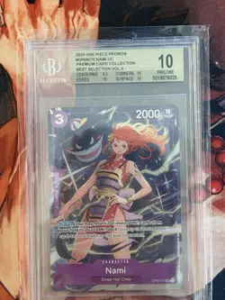 2025 One Piece Promos OP09070 Nami UC Premium Card Coll Best Selc BGS 10 - Image 1
