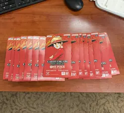 🔥 One piece OP13 Carrying on His Will Sleeved Booster Pack LOT X15 🔥 - Image 2