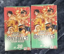 2 x One Piece Starter Deck EX Luffy & Ace ST-30 (ST30) English Sealed IN HAND UK - Image 1