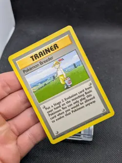 Pokemon Breeder 76/102 Base Set Rare Pokemon card WOTC LP-NM - Image 2
