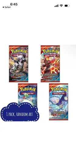 (1 Pack) Pokemon XY Primal Clash Booster 10 Cards Factory Sealed New Random Art - Image 1