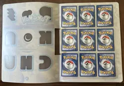 Vintage Pokemon Pikachu World Collection 2000 Folder w/ 9 cards - Image 3